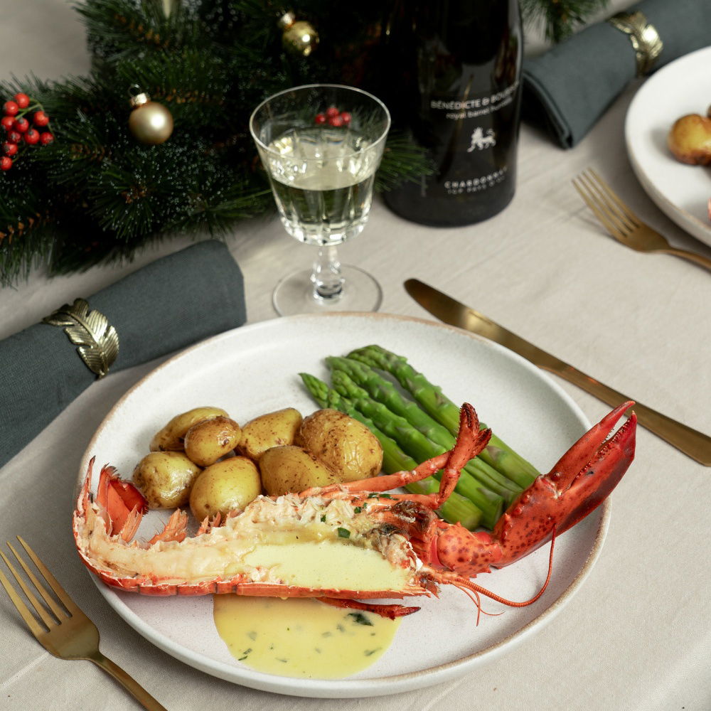 Gegratineerde kreeft