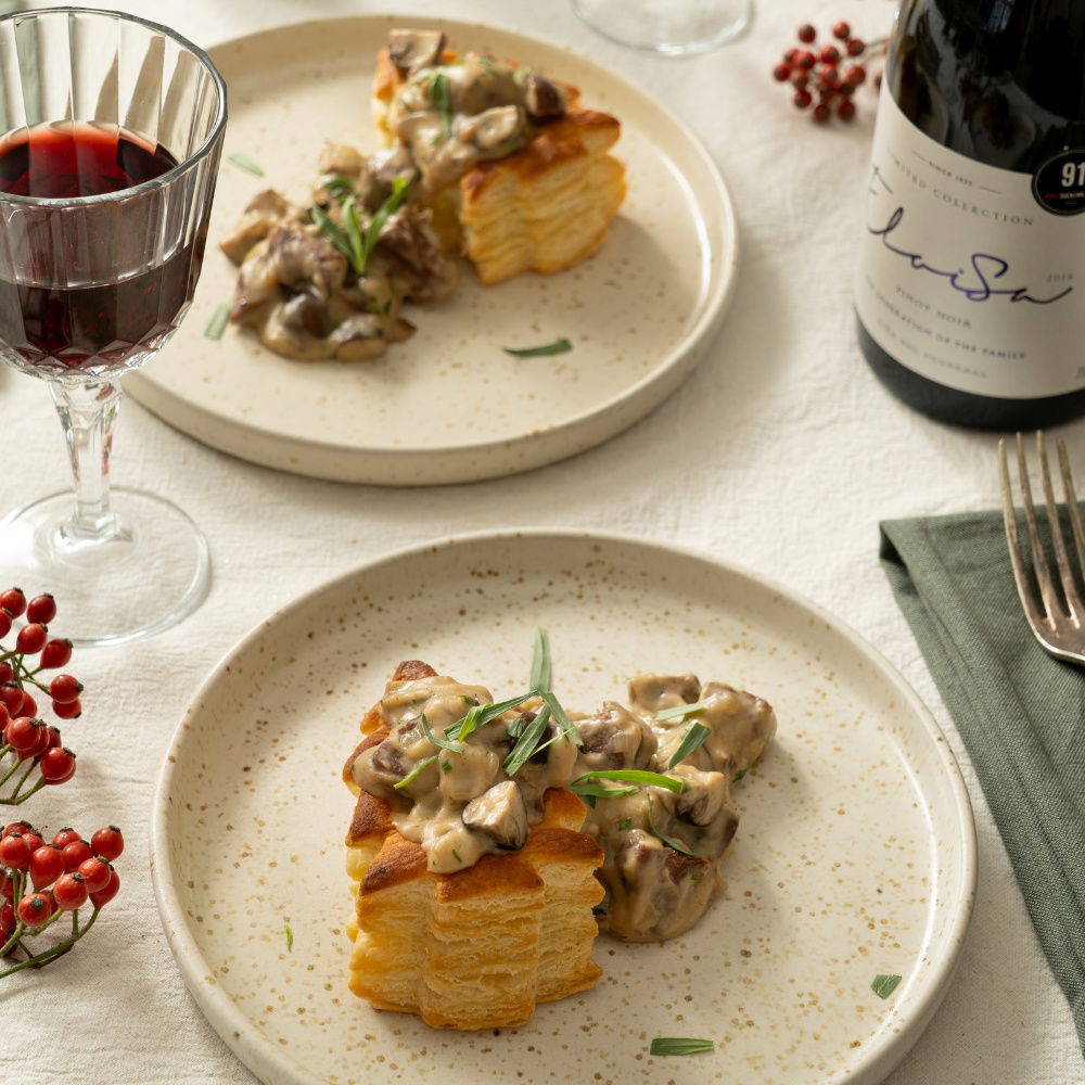 Pasteitjes met runderragout