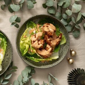 Knapperige dynamite garnalen