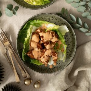 Knapperige dynamite garnalen