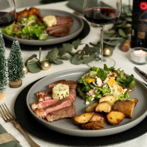 Entrecote met zelfgemaakte kruidenboter