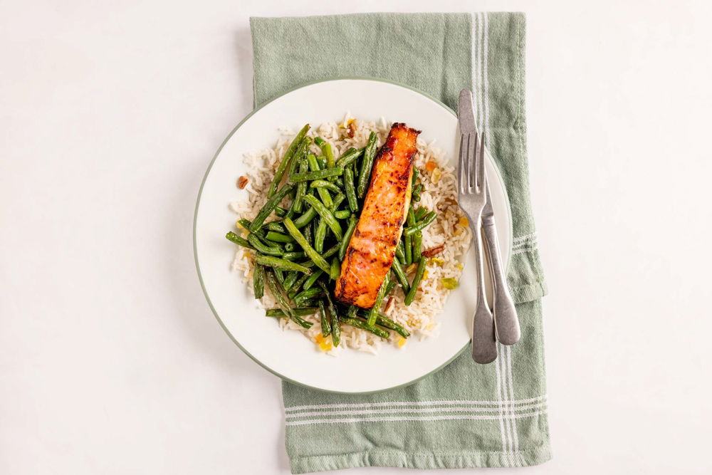 Zalm Met Sriracha En Sperziebonen 2
