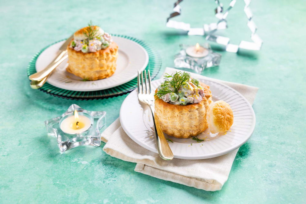 garnalenpasteitje met dille