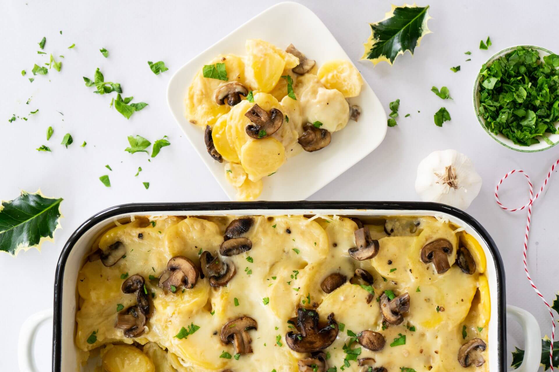 Romige aardappel gratin