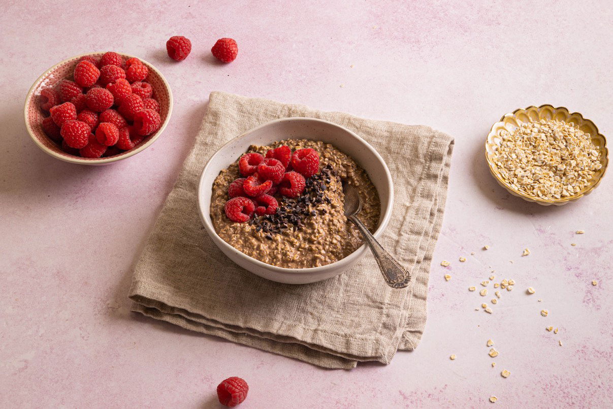 Brownie overnight oats