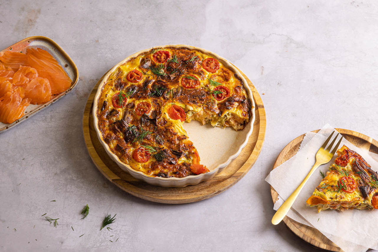 Frittata Met Gerookte Zalm 2