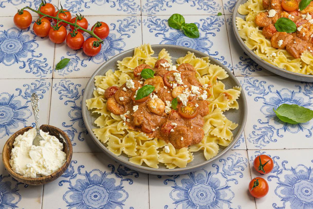 Pittige Pasta Met Garnalen 2