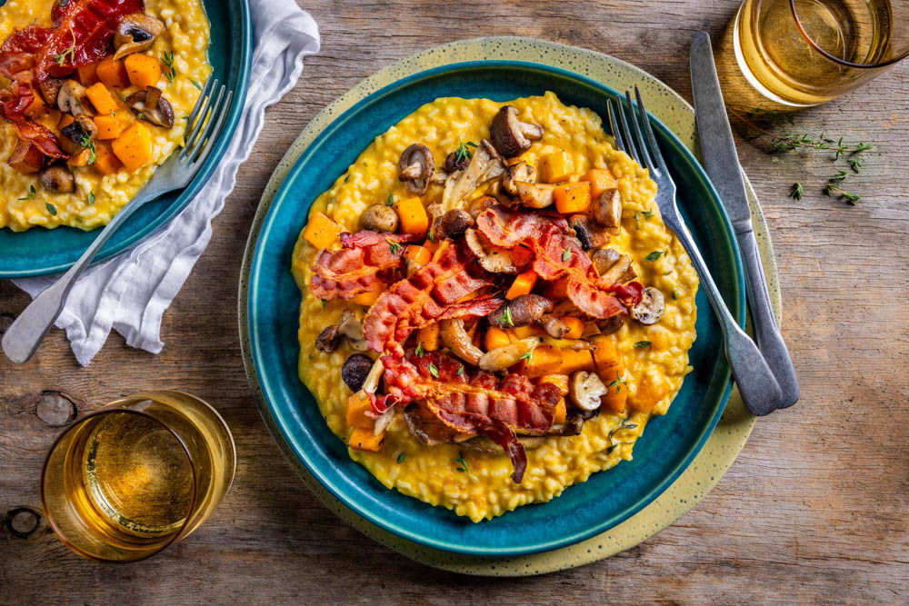 Pompoen Risotto Met Krokante Spek 2