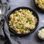 Bloemkool carbonara met ham en prei
