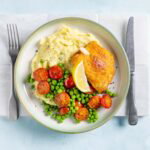 Cordon bleu met citroenaardappelpuree