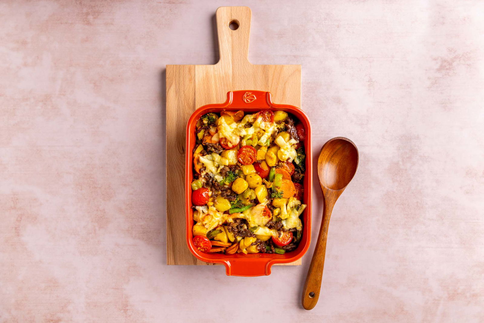 Gehakt Schotel Met Gemengde Groente 2