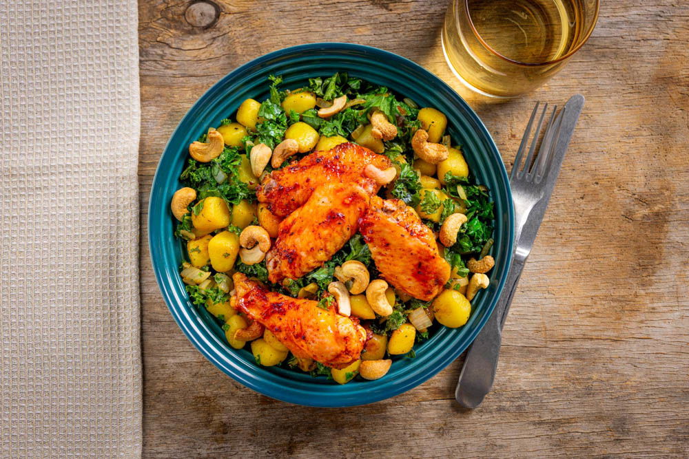 Gewokte Krieltjes Met Boerenkool