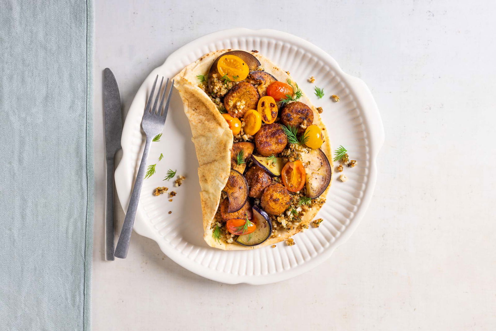 Pittige Libanese Wrap Met Falafel 02