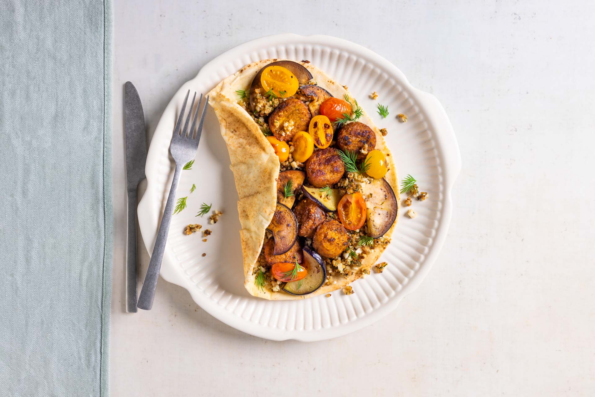 Pittige Libanese Wrap Met Falafel 02