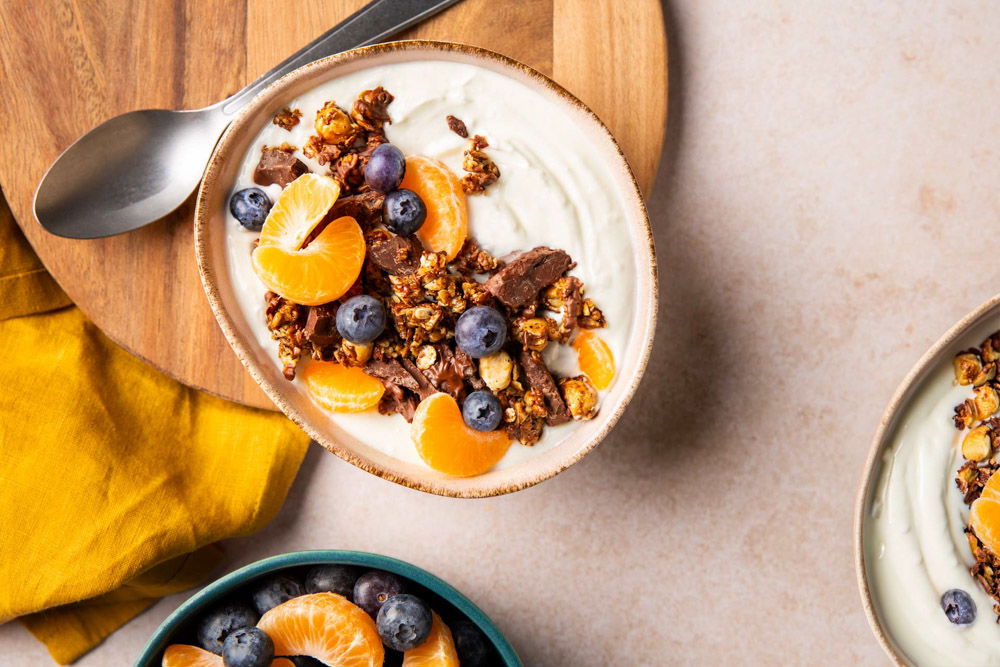 Skyr kokos met granola