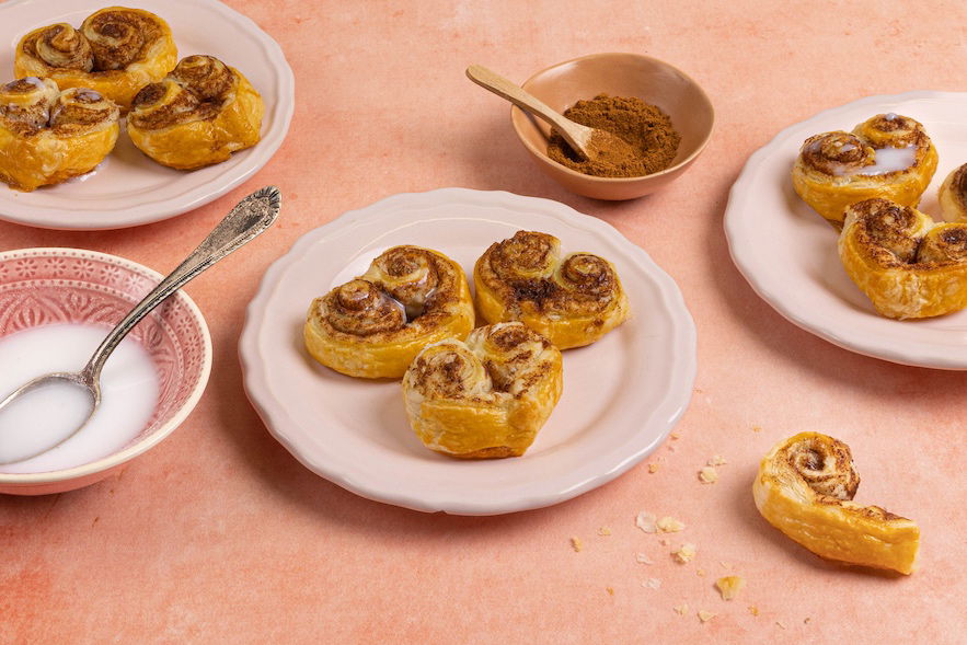 Valentijns kaneelbroodjes