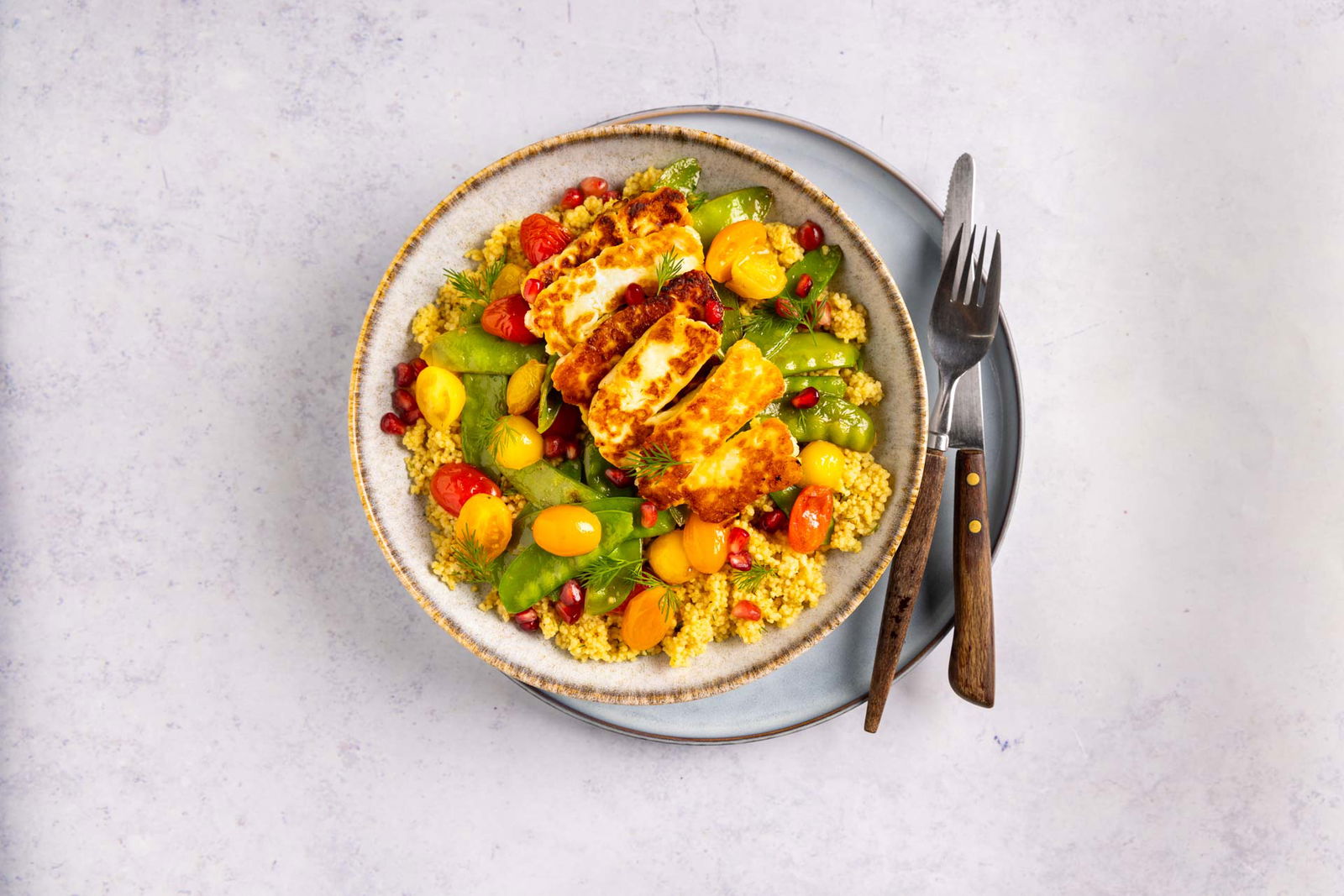 Vegetarische Couscous Salade Met Peultjes 2