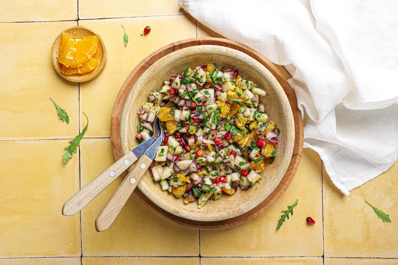 Chopped spring salad