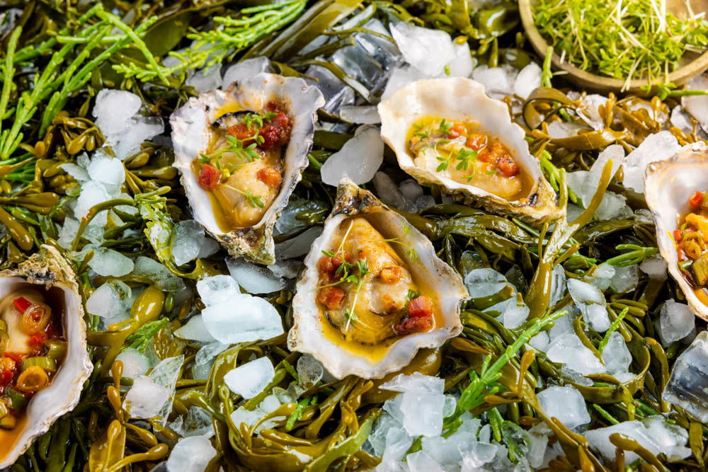 Gegrilde Oester Met Pancetta En Paprika Boter