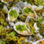 Oesterij oester met limoen, komkommergranité en Hierbas de las Dunas
