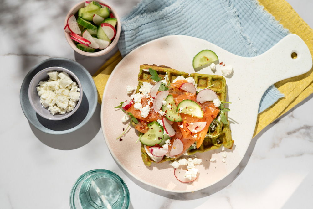 hartige avocadowafels