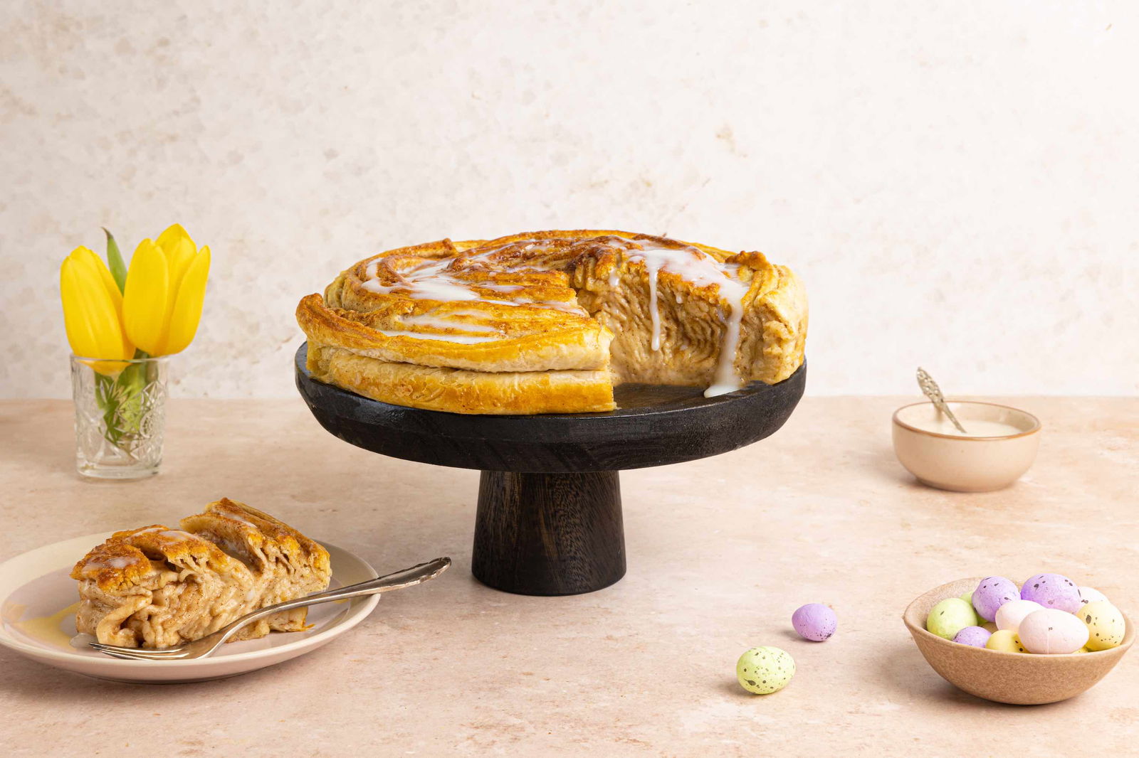 Cinnamon Bun Taart 1