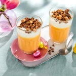 Koffie yoghurt ontbijtsmoothie