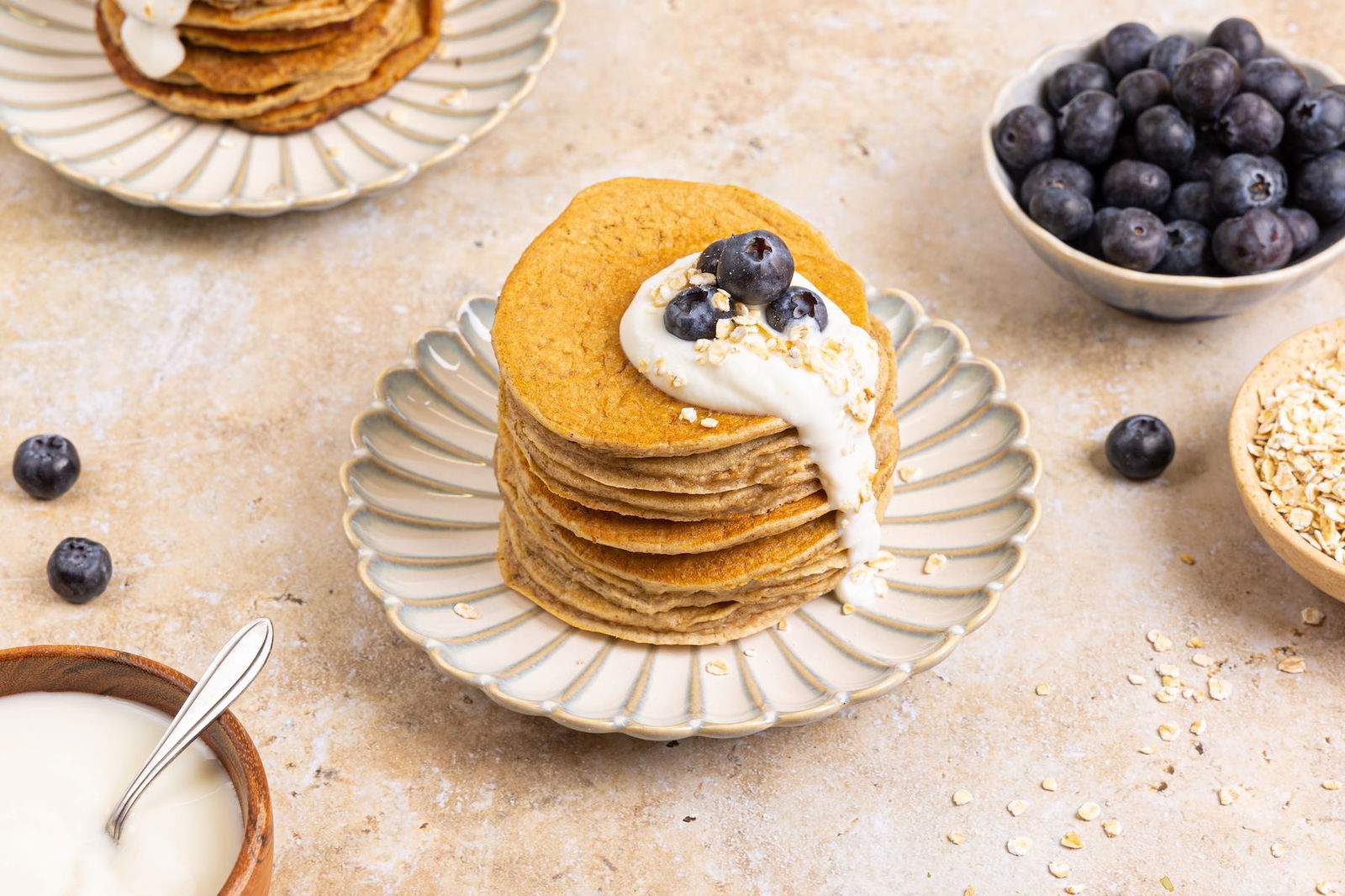 Havermout-banaan pannenkoekjes