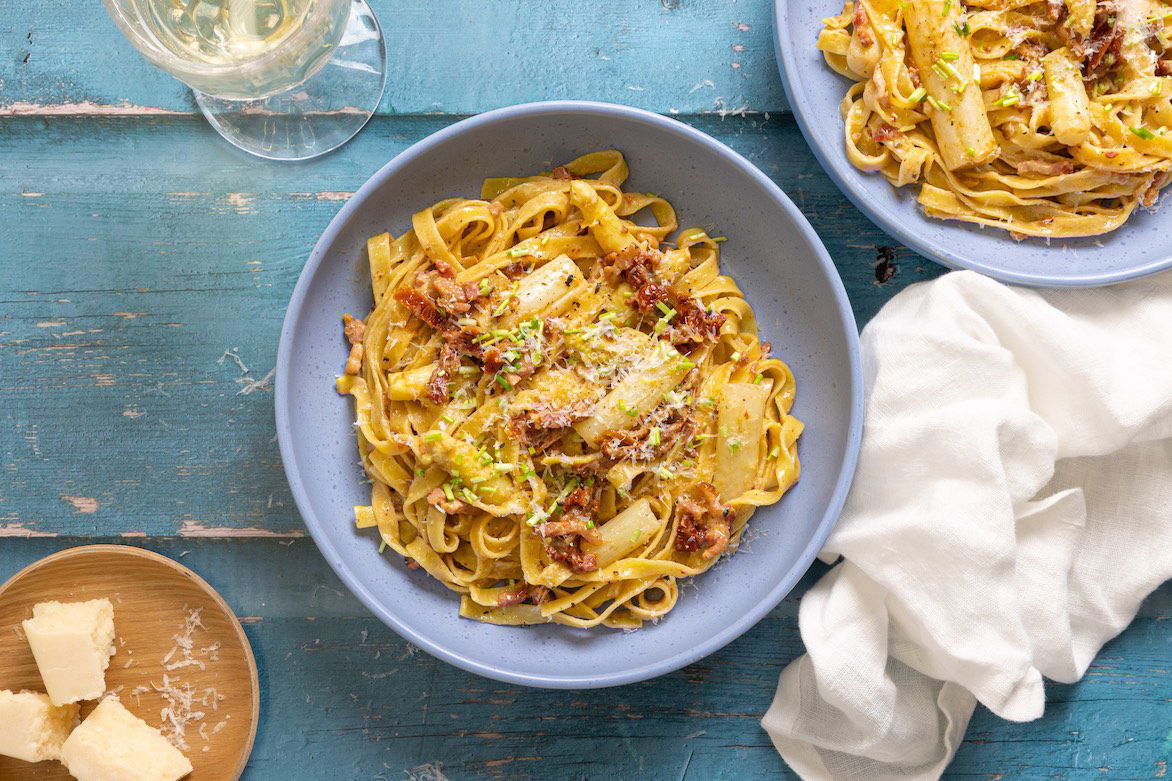 Tagliatelle Met Witte Asperges 1