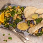 Traybake met gegrilde kip