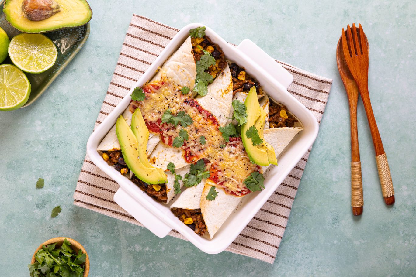 Wraps Met Kipgehakt Uit De Oven 2