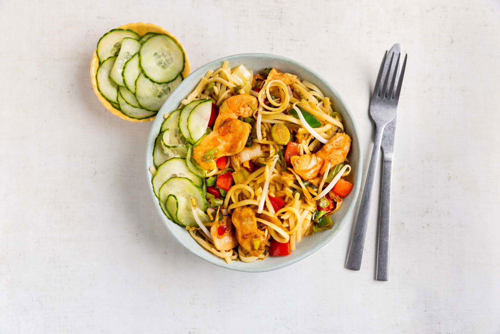 Bami Met Zoetzure Komkommer 2