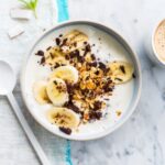 Bananen chocolade granola