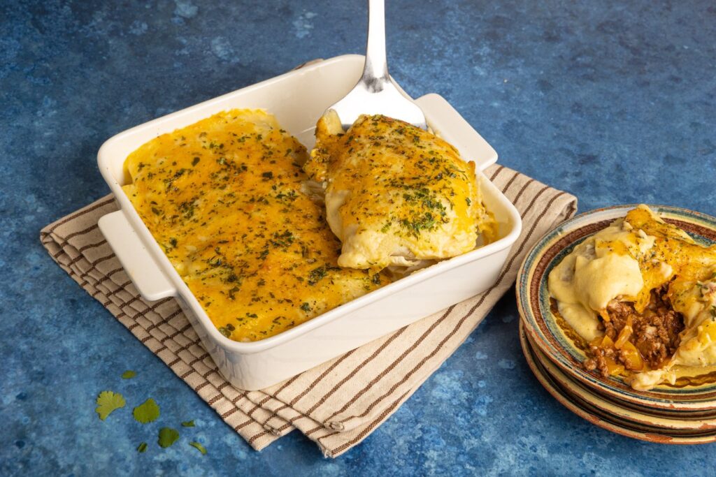 Cheesy Bolognese Enchiladas 1