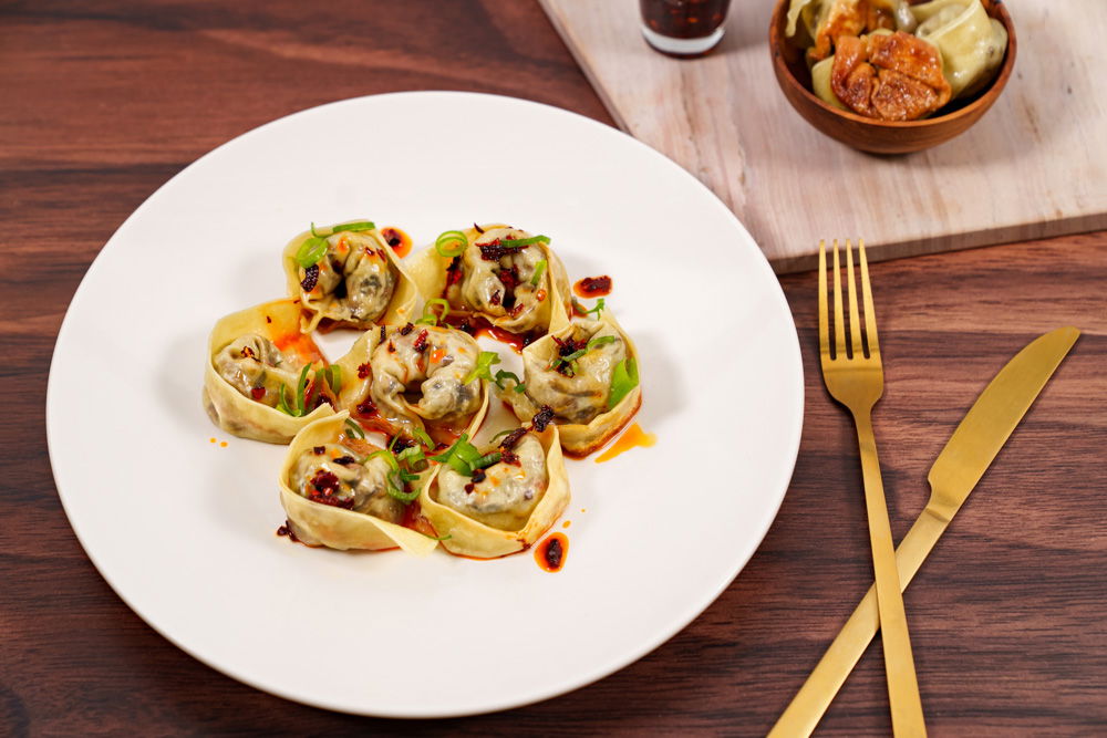 Wonton Met Paddenstoelen En Chili Olie Lowres