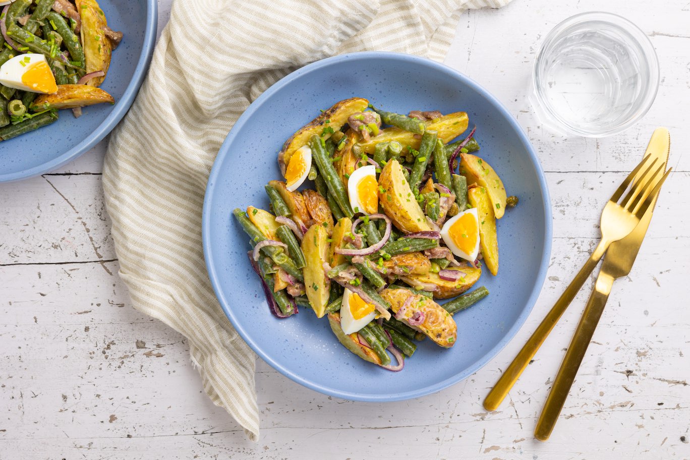 aardappelsalade met ansjovis