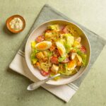 High protein Caesar salad