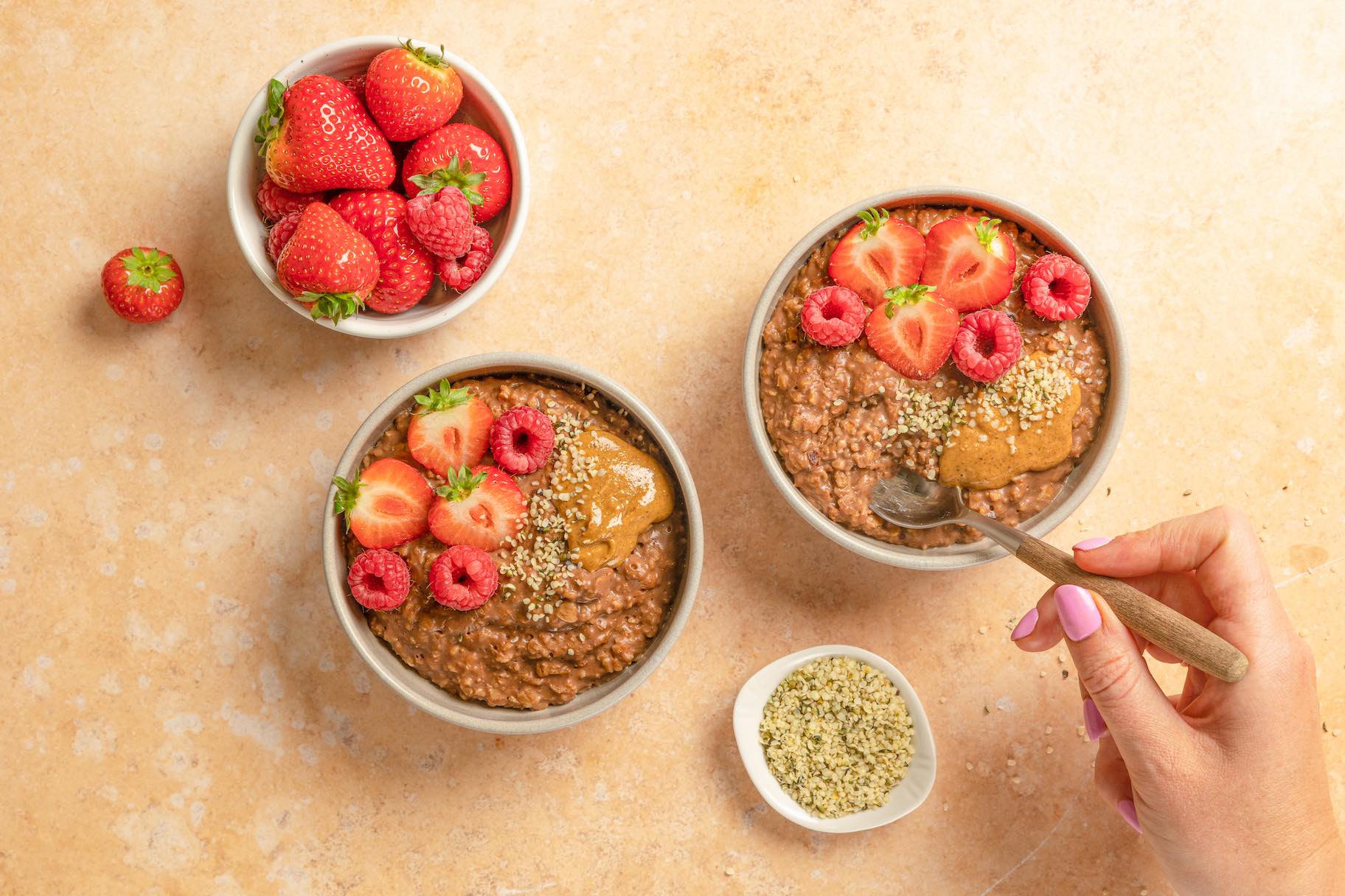 Havermoutpap Met Rood Fruit 1