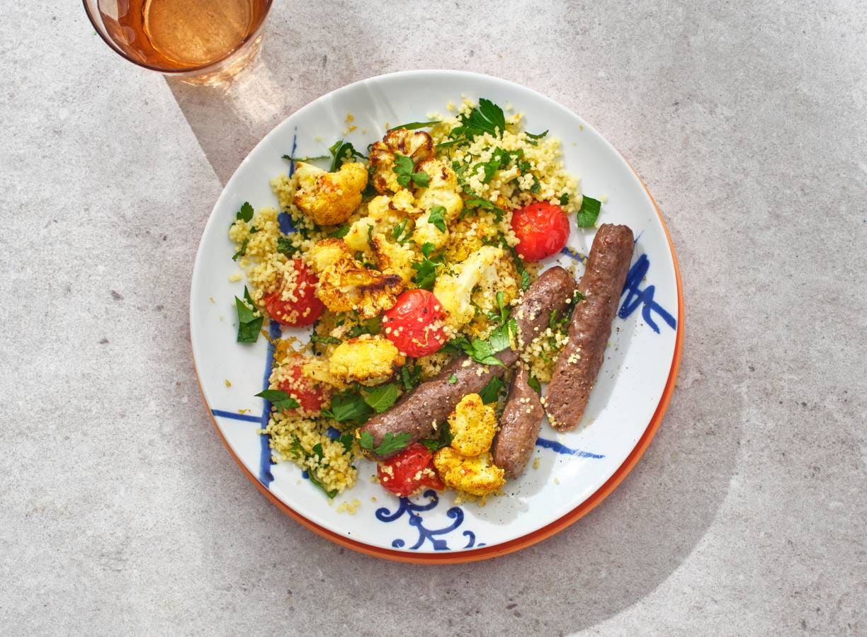 Couscoussalade Met Bloemkool En Chipolata