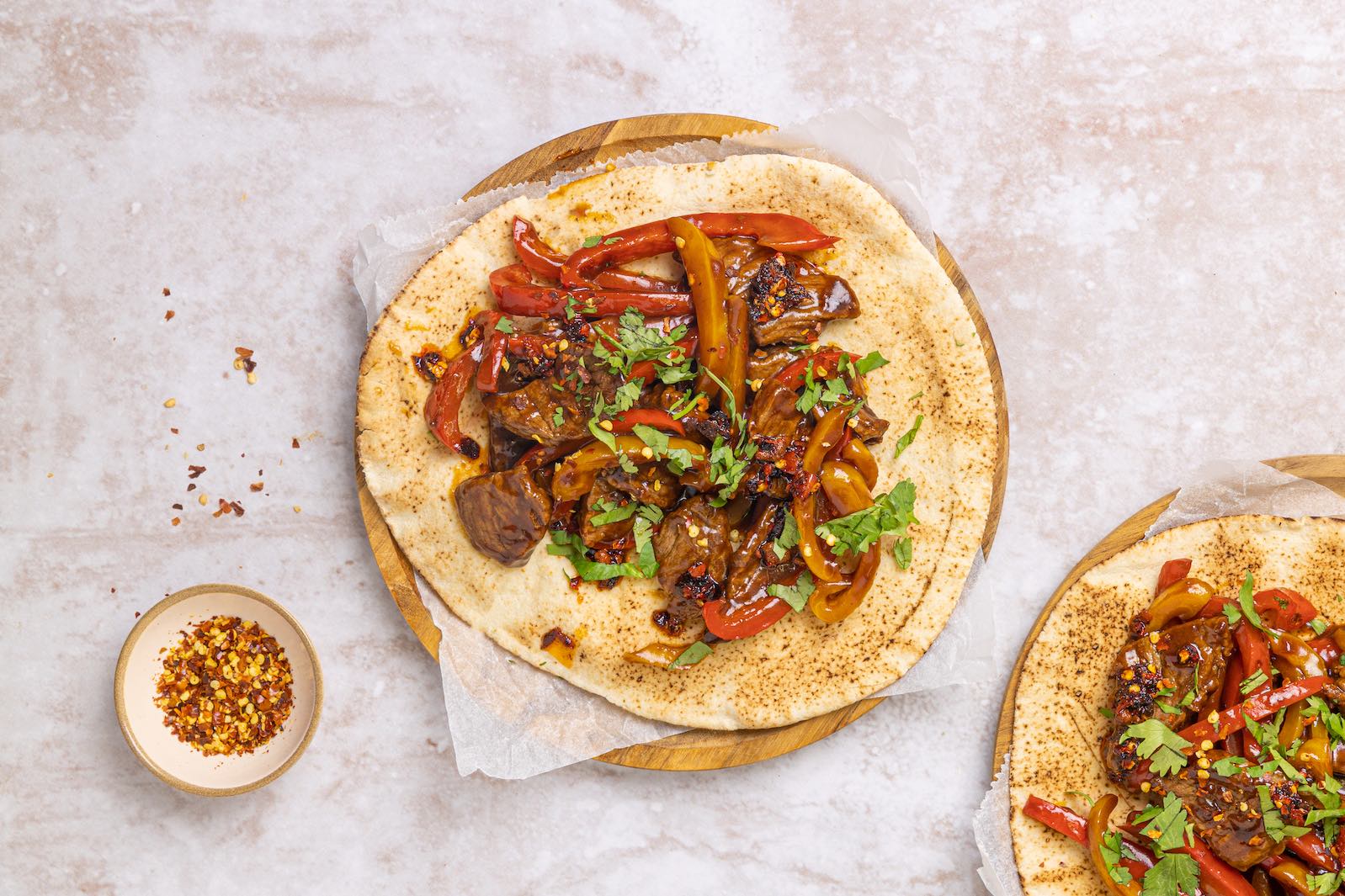 Flatbread Crispy Chili Biefstuk 2