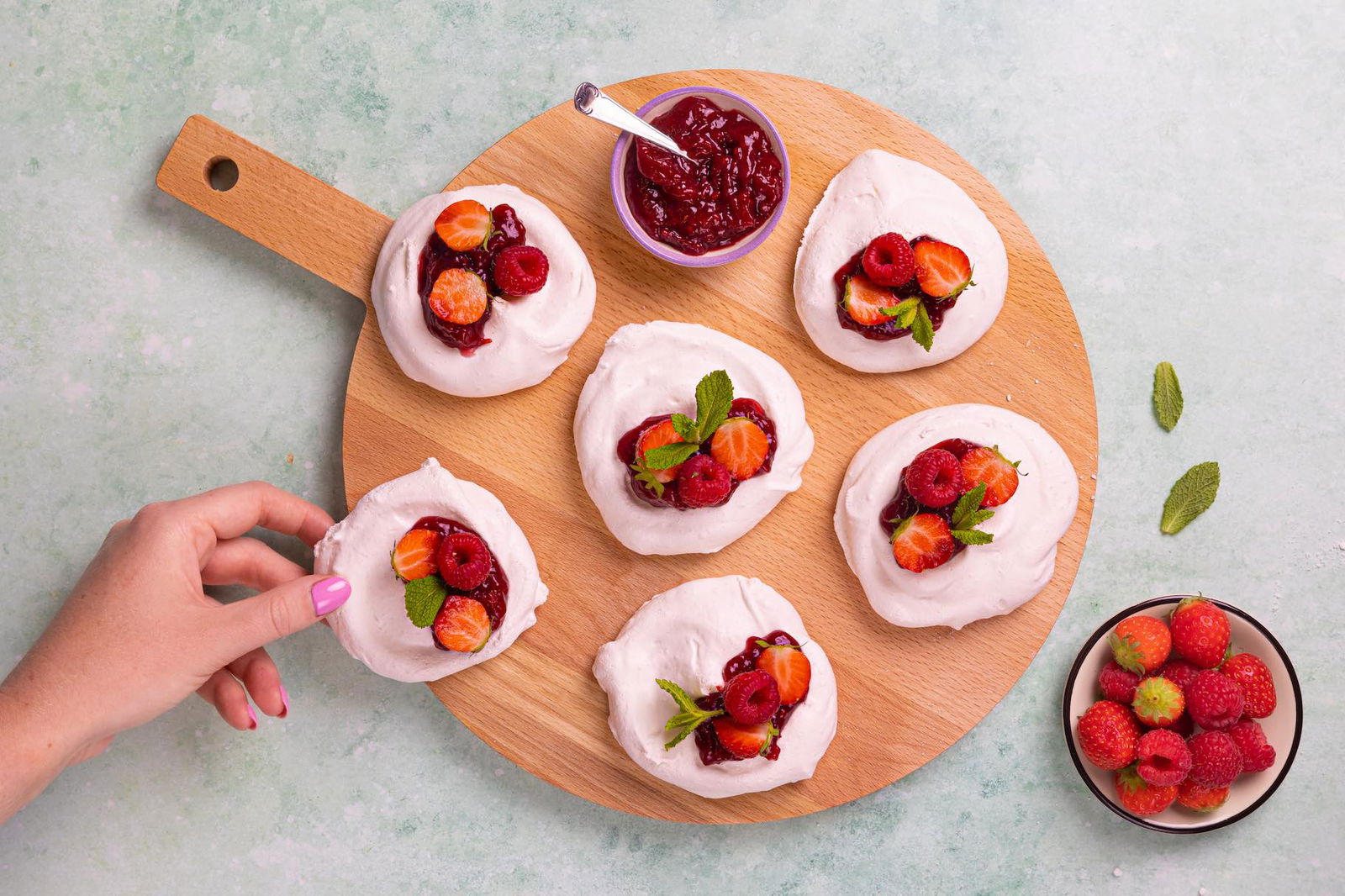 Meringue Met Rood Fruit 2