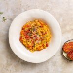 Orzo met chorizo