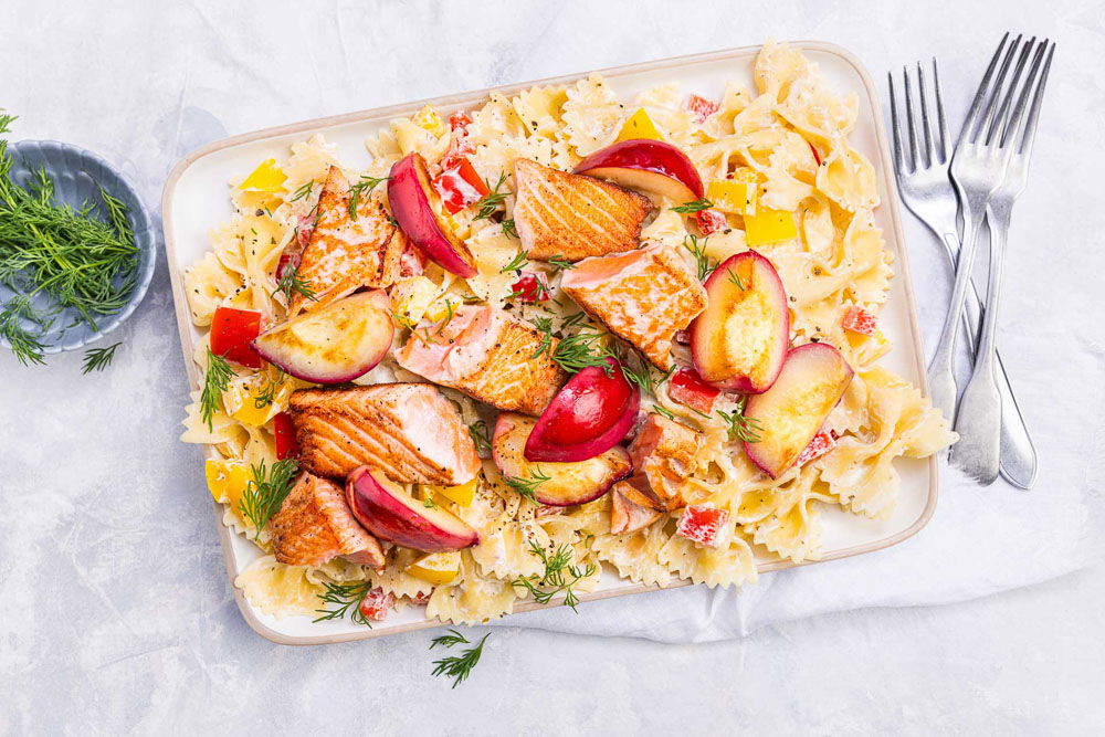 Pastasalade Met Gebakken Zalm 2