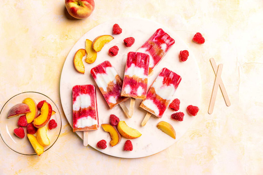 Sinaasappelkwark Ijsjes Met Perzik 3