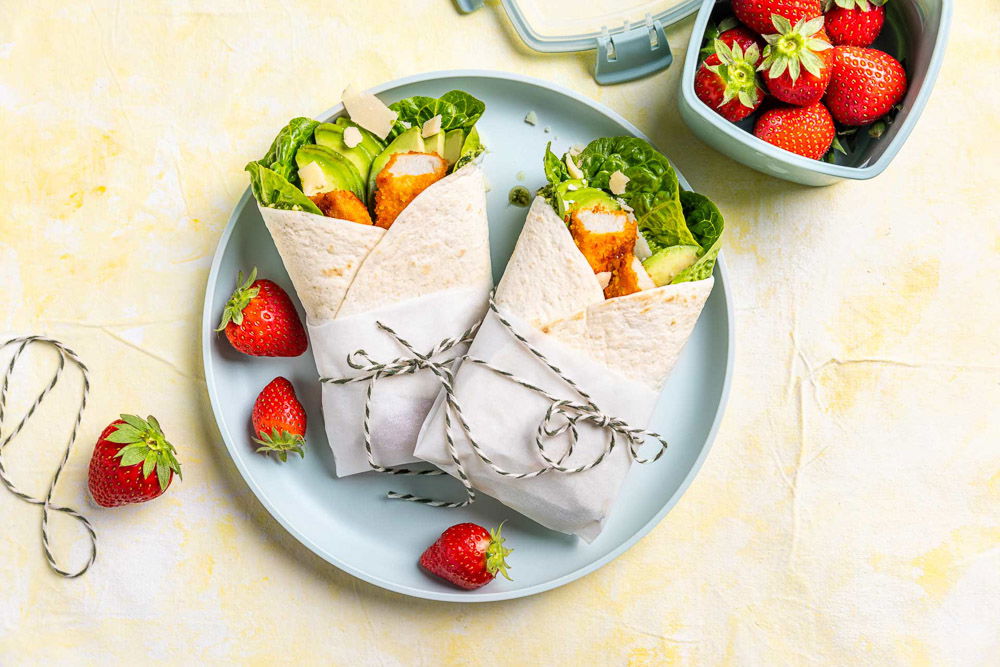 Wraps Met Kiphaasje En Pesto 4