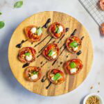 Crispy prosciutto caprese hapjes
