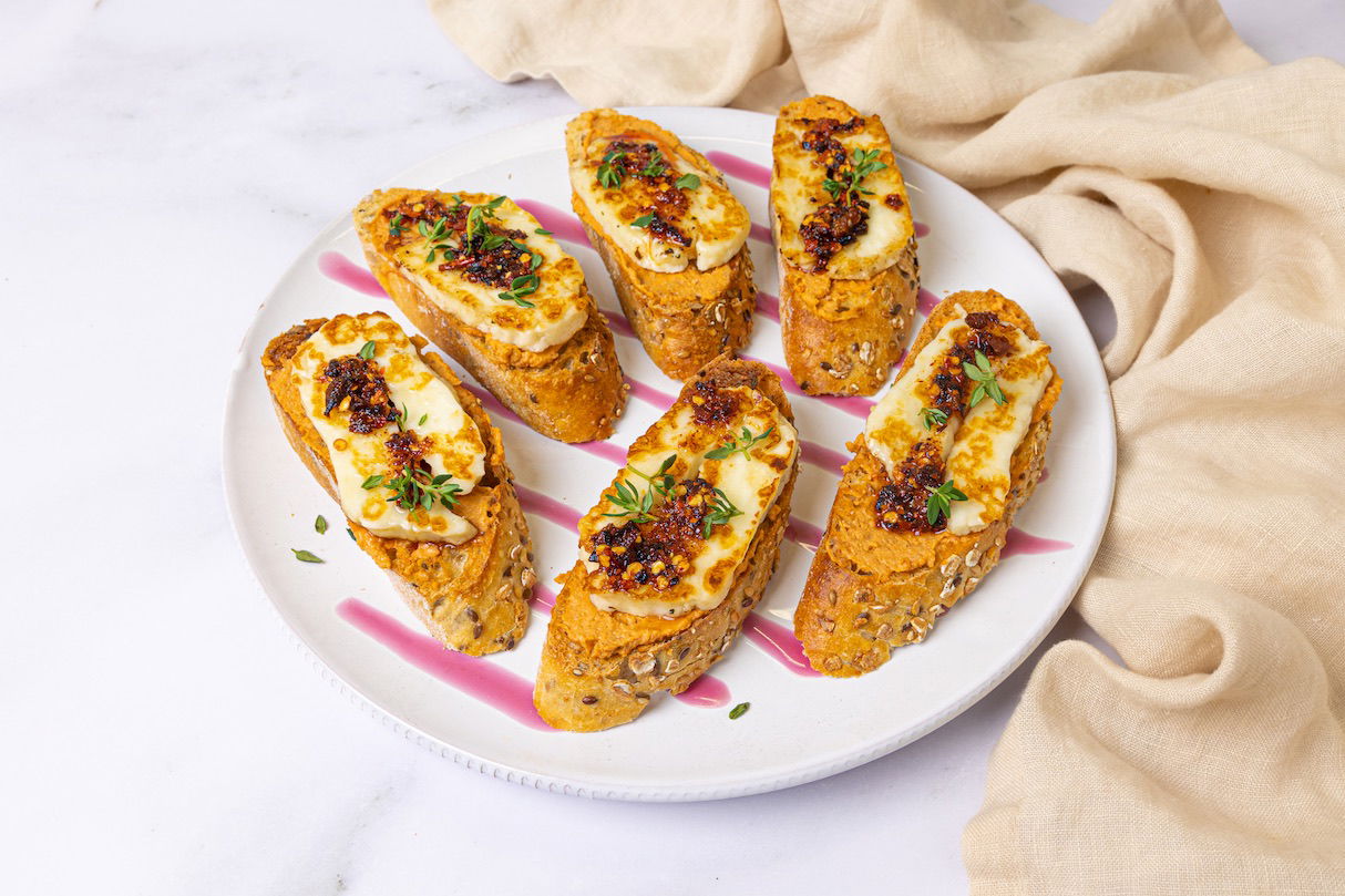 Crostini Met Honing Halloumi 2