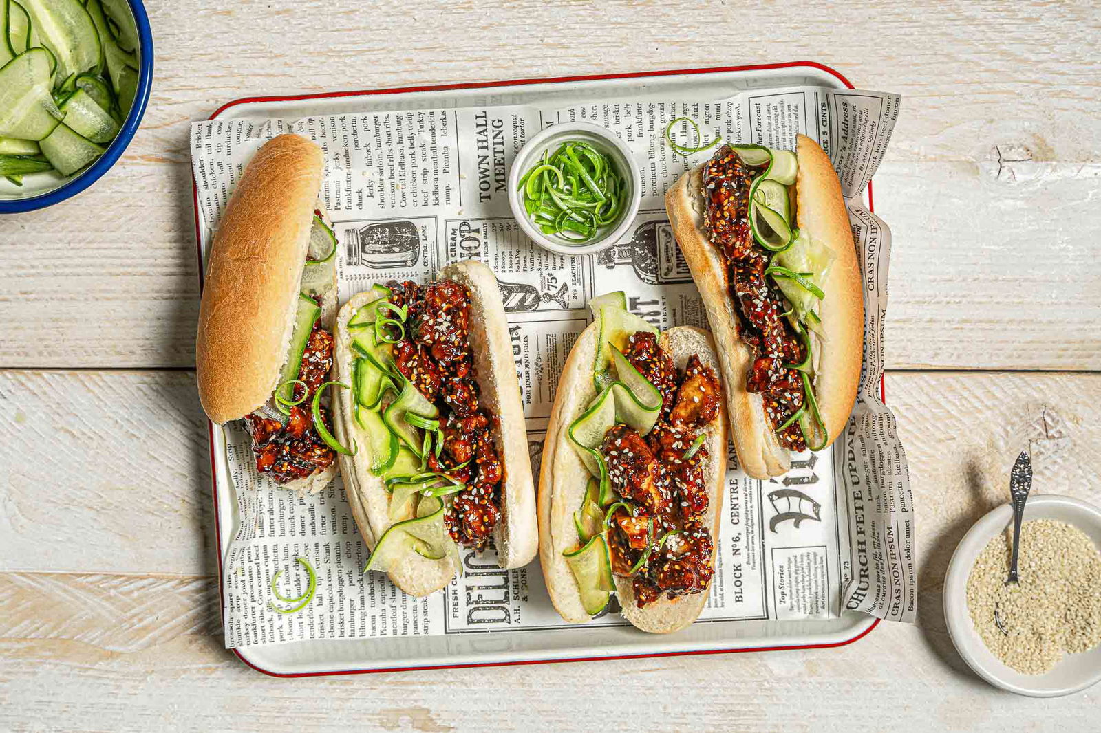 Hotdogs Koreaanse Kip Liggend Low Res