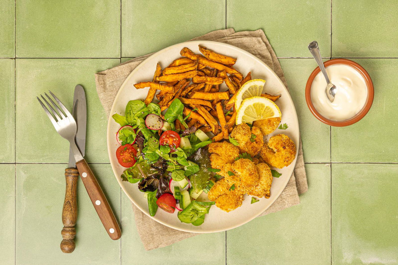 krokante garnalen uit de airfryer