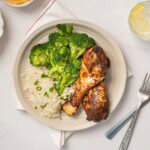 Misokip met broccoli en gemberrijst